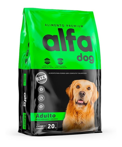 Alfa Dog Premium Adulto  20 Kg 