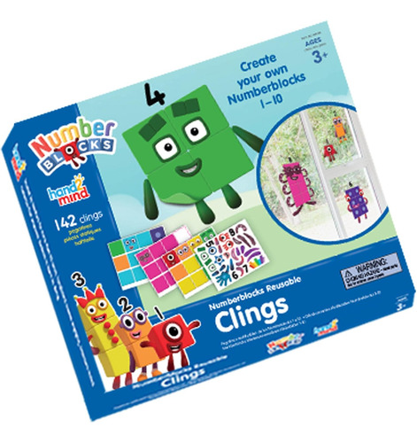 Set Adhesivos Reutilizables Numberblocks
