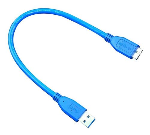 Cable Datos Usb Micro Usb 3.0 De 1,50mts De Largo Color Azul