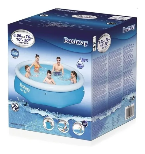 comprar Piscina Inflable Bestway Fast Set Mickey Mouse 3800l Caja