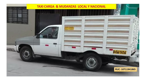 Mudanzas Local Y Nacional. Taxi Carga. Transporte En General