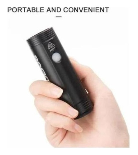 Farol Rockbros 800 Com Usb Recarregável Com Suporte