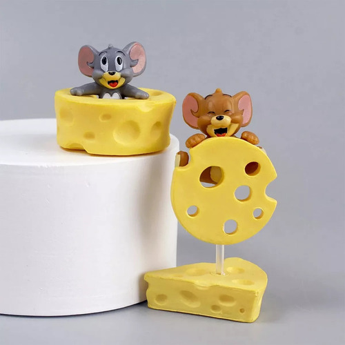 Kit 4 Bonecos Tom E Jerry - Pronta Entrega
