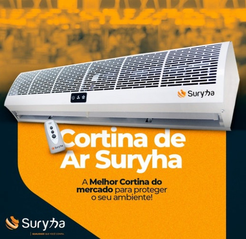 Cortina De Ar Suryha 90cm Com Controle 80001.001 220v