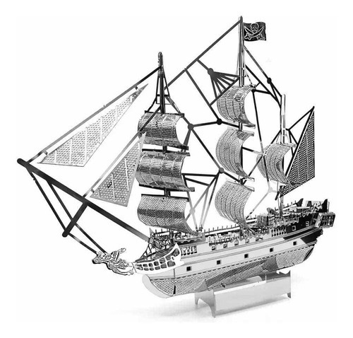Rompe Cabeza De Metal 3d Modelo Construcción Barco De Velas