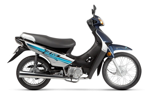 Imagen 2 de 10 de Motomel Blitz 110 V8 Base Rt - 0 Km - Azul - Andes Motors