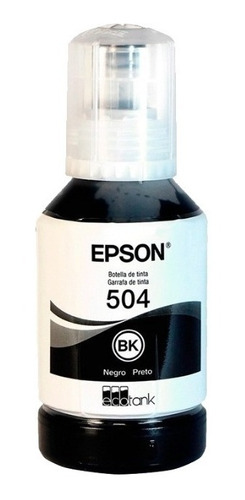 Tinta Epson Original 504 Negro L4150 L4160 L6161 L6171 L6191
