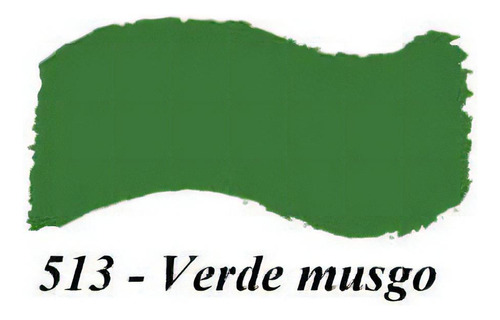 Tinta Acrílica Brilhante Acrilex 250ml 504 - Amarelo Limão Cor 513 - Verde Musgo
