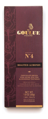 Chocolate Belga La Goulue Nº4 Milk 35% & Almendras Tostadas