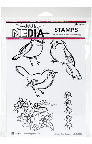 Scribbly Primos De Aves Dina Medios Wakley Aferran Sell...