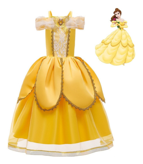 Vestido Para Nina Princesa Bella | MercadoLibre 📦