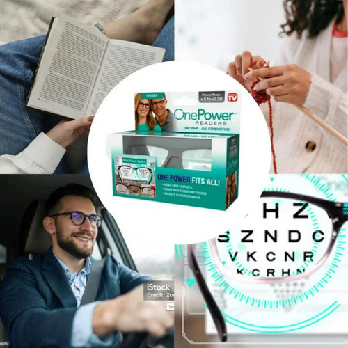5 Lentes Autoajustables Onepower Gafas De Lectura Y Enfoque