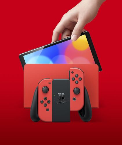 Consola De Juegos Nintendo Switch Oled Mario Red Edition