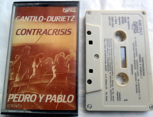 Pedro Y Pablo Cantilo / Durietz - Contracrisis / Casete 1982