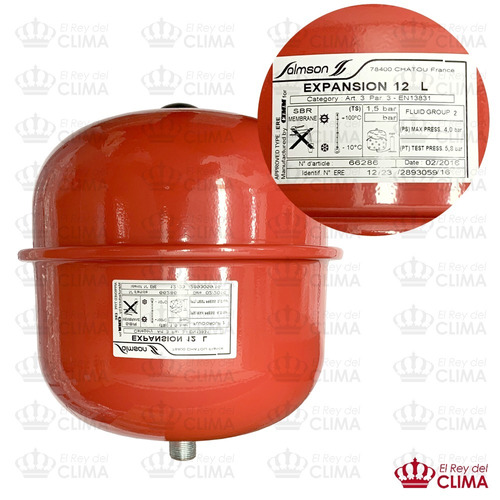 Vaso De Expansión Salmson Esfera De 12l Para Calefacción