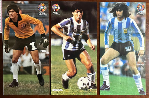 Póster Maradona Kempes Fillol Grandes 60 X 30 Leer Precios