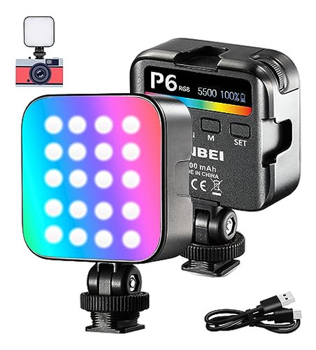 P6 Rgb Video Led Lightcamera Light 360 Color A Todo Color Co