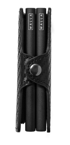 Imagen 3 de 5 de Billetera Walla Wallets Doble - Carbono Black