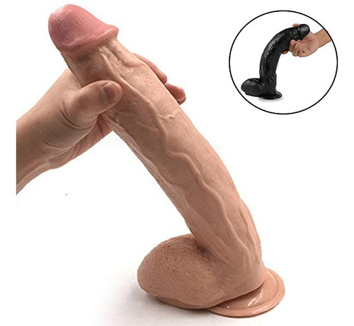 Consolador Dildo Realista Grande Ventosa 31 Cm