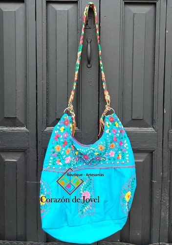 Bolsas Bordadas Y Tejidas A Mano- Artesanales De Chiapas 