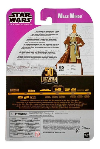 Star Wars Mace Windu Black Series Clone Wars Exclusivo