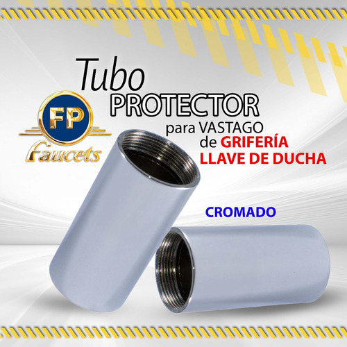 Tubo Protector Cromado P Vastago Grif/llave Ducha *0009294*