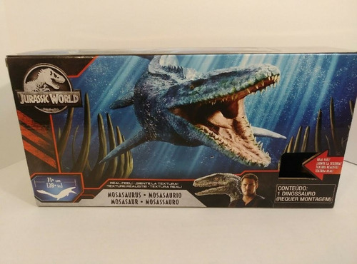 Imagen 7 de 7 de Jurassic World Dinosaurio Mosasaurus 71 Cm Mattel 100% 2 Uni