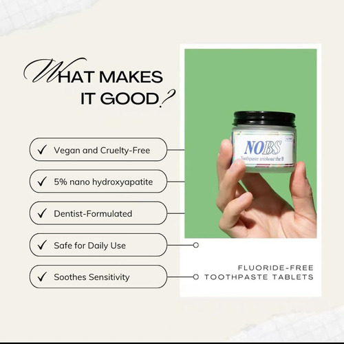 - Tabletas De Pasta De Dientes Masticables Nobs, Tabletas