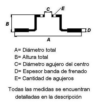 Kit Discos Freno + Pastillas Del Ford F100 F1000 1993/...