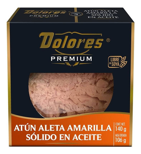 Atún Dolores Premium Sólido En Aceite 140 G