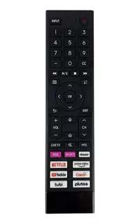 Controle Remoto De Voz Erf3y80h Para Tv Hisense 4k