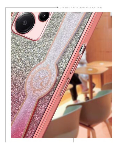 Ay Funda Para Tecno Spark 30c Polvo Flash De Pulsera