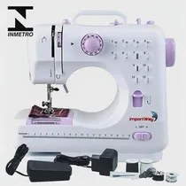Comprar Mini máquina de coser coser Nakasaki\u002FSa Tools Máquina costura multifuncional portátil branca kit costura e portable color blanco 110V