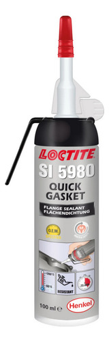 Silicona Negra Automotriz Loctite Si 5980 100ml Gasket Junta
