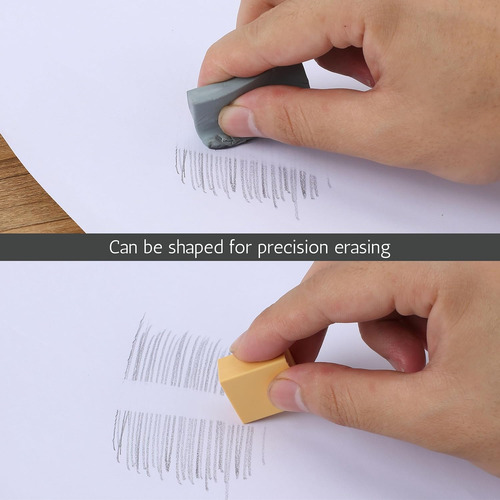 Mr. Pen- Art Eraser Set, 12 Piezas, Borrador De Lápiz, Borra