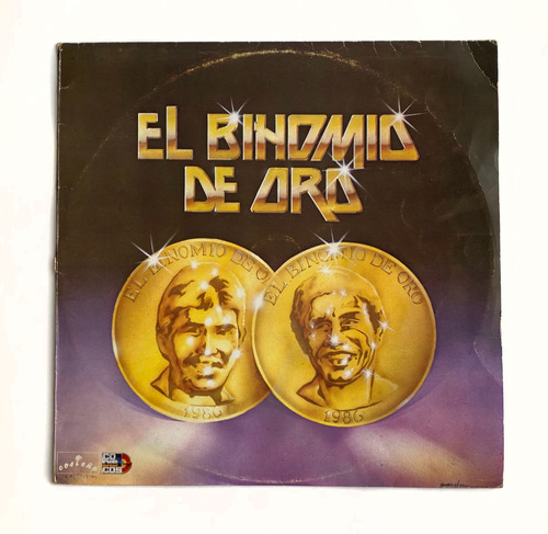 Lp Vinilo Binomio De Oro - Binomio De Oro 1986 / Muy Bueno 