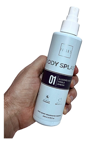 Fator 5 Body Splash N.01 Algodão Doce Vanila E Ameixa - 200 Ml
