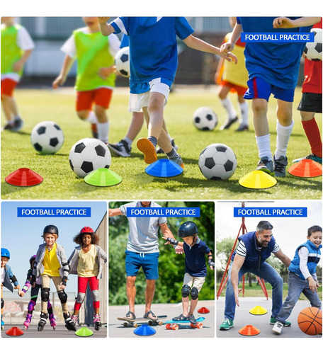 Conos De Disco Jyongmer 100 Pcs Conos De Entrenamiento Conos