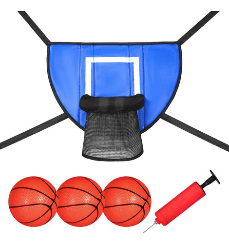 A Mini Aro De Baloncesto For Trampolín Con Marco