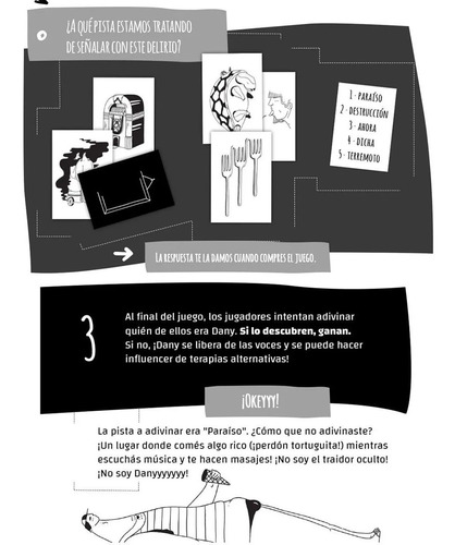 Imagen 5 de 6 de Dany Juego De Mesa Cartas Bureau Roles Ocultos