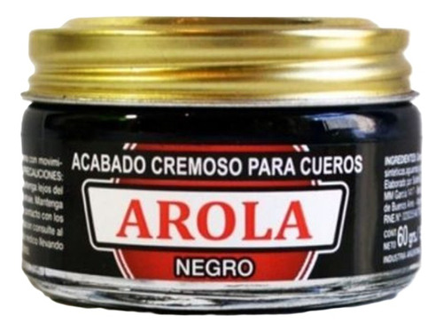 Crema Arola Incolora Cuero Calzados 60 Cc Nutre Hidrata