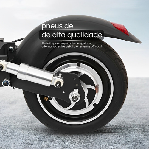 POLARES T10 Pro Patinete Elétrico Com Banco 800 Watts Polares Scooter Até 30km De Autonomia Velocidade Máxima Até 40km/h