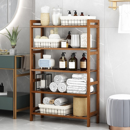 Organizador Estante Multiuso De Madera Bambú 100x70x25 10659