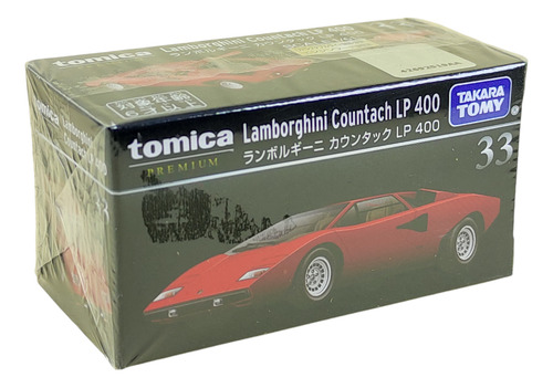 Tomica Premium 33 Lamborghini Countach Lp400, Esc 1/61 Rojo