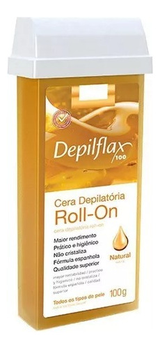 Cera Depilatoria Miel Depilflax 100 Roll-on