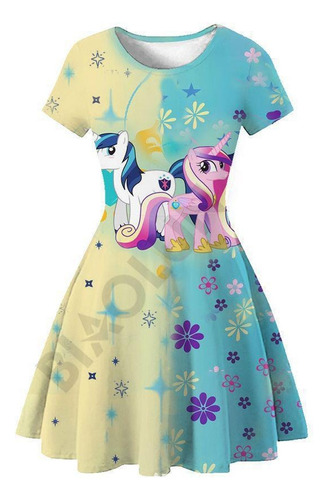 Vestido De Princesa De La Moda De La Falda De My Little Pony