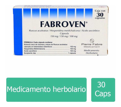 Fabroven Caja Con 30 Cápsulas
