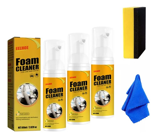 Spray Limpiador De Espuma Multifuncional Para Interiores De