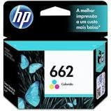 Imagem 1 de 1 de Cartucho Hp Colorido Cz104ab Cod. 662 Original