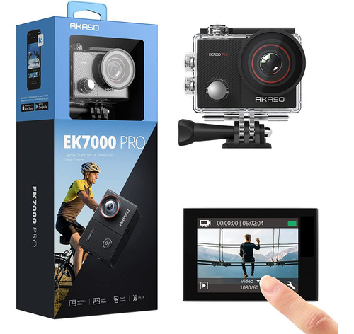 Camara Tipo Gopro Akaso Ek7000 Pro 4k 20mp Resiste Agua 40m 